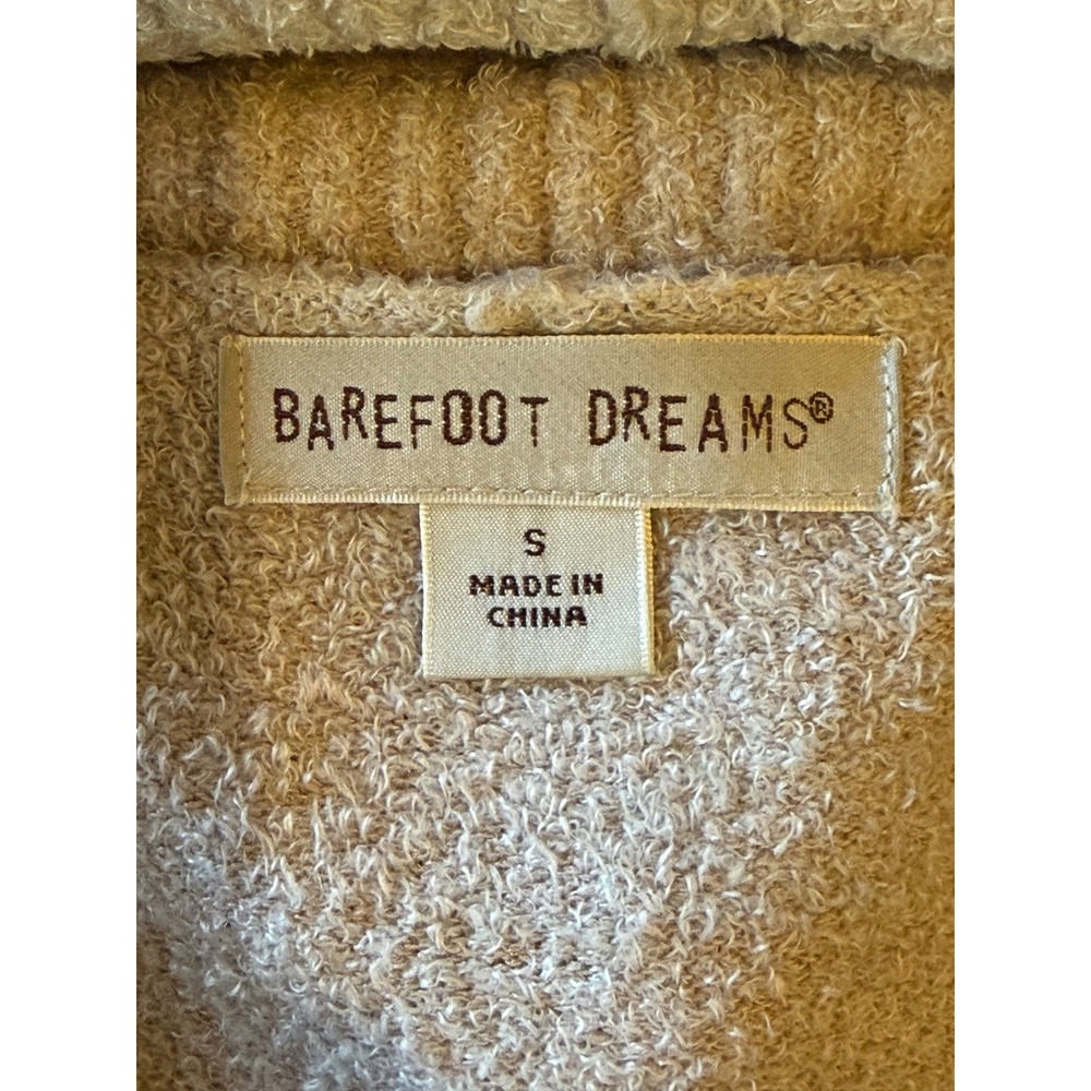 Barefoot Dreams Sweater Women Small Beige Bamboo Chic Lite Circle Cardigan Cozy - Picture 9 of 12